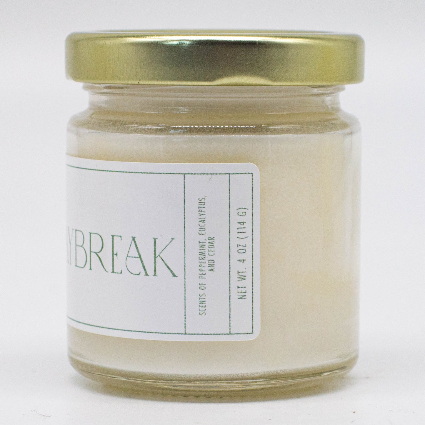 Daybreak, Peppermint and Eucalyptus Soy Candle, 4 oz