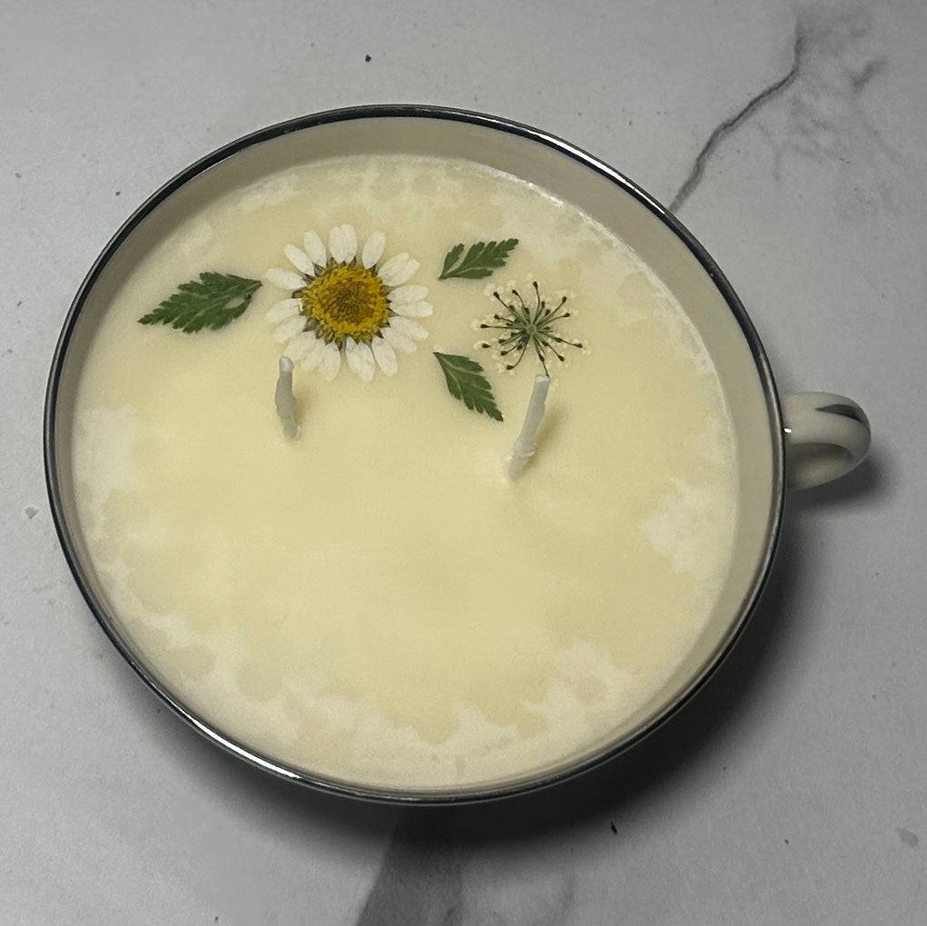 Franciscan Carmel Teacup Candle
