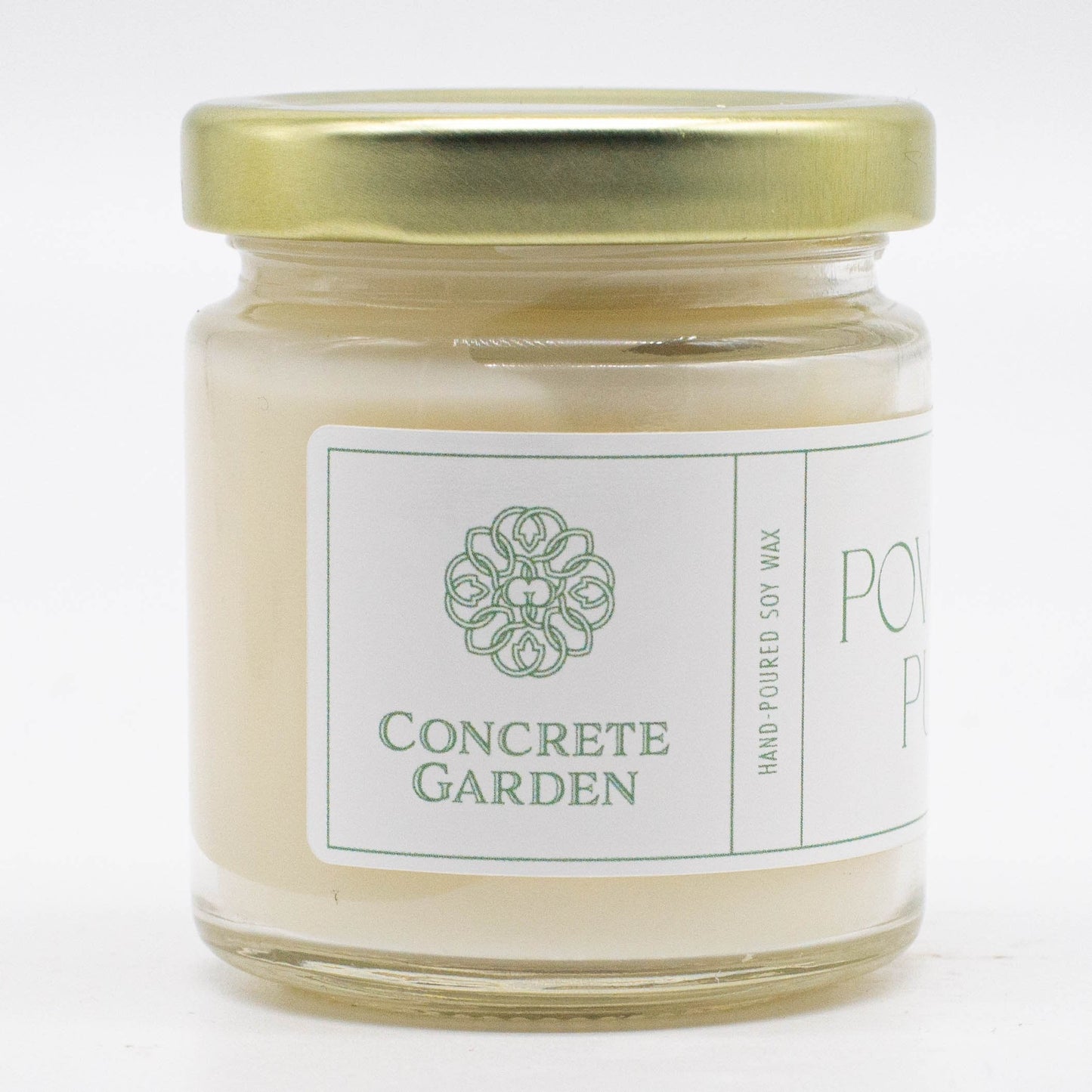 Powder Puff, Powder and Rose Soy Candle, 4 oz