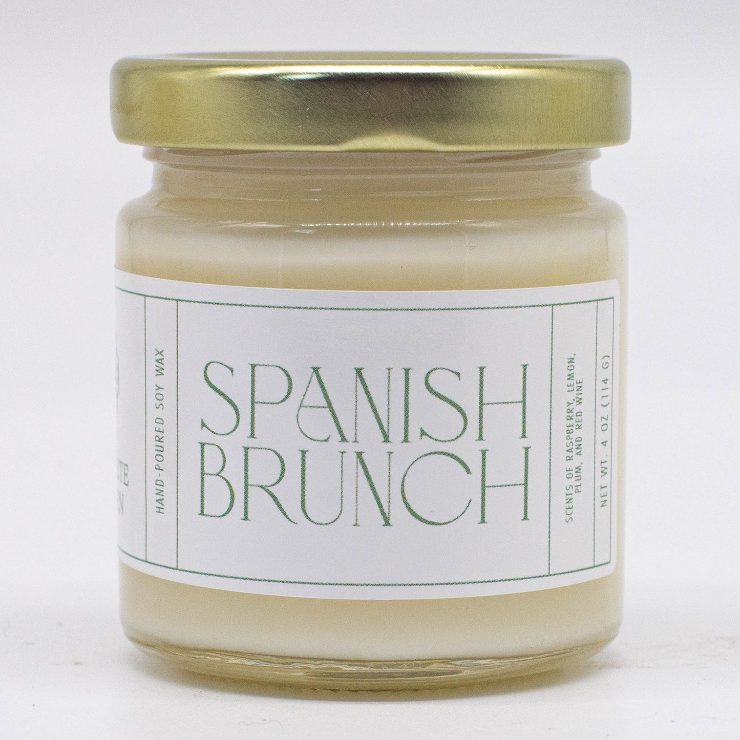 Spanish Brunch, Raspberry and Red Wine Soy Candle, 4 oz