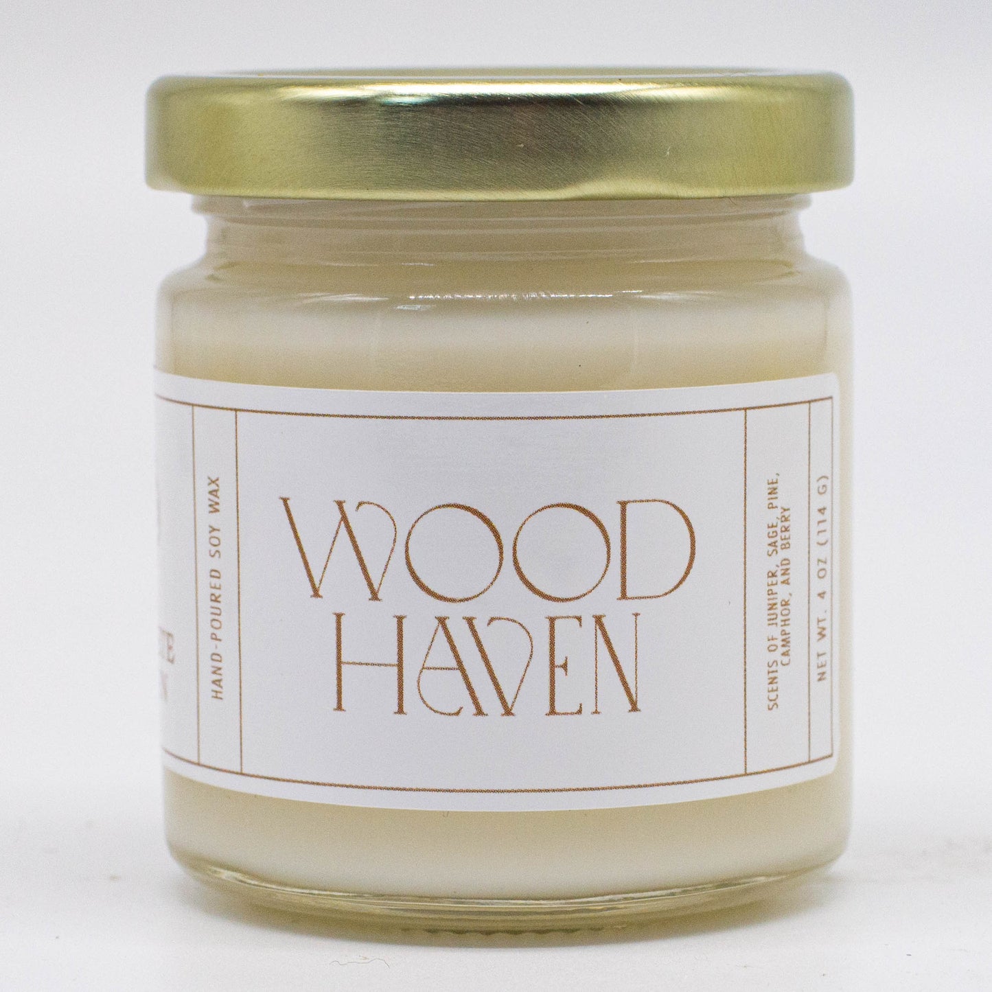 Wood Haven, Juniper and Sage Soy Candle, 4 oz