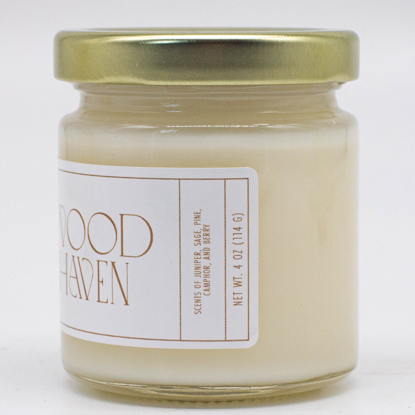 Wood Haven, Juniper and Sage Soy Candle, 4 oz