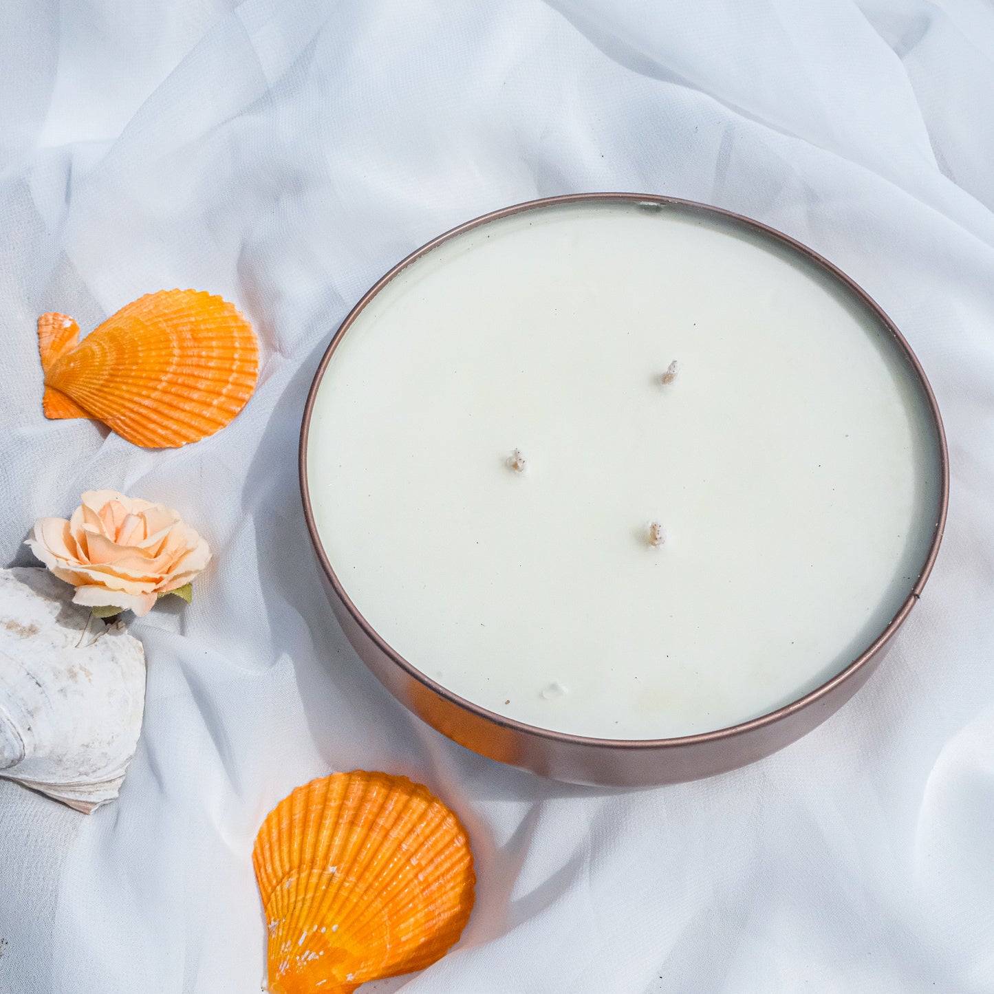 On The Coast - Rose and Lily Soy Candle