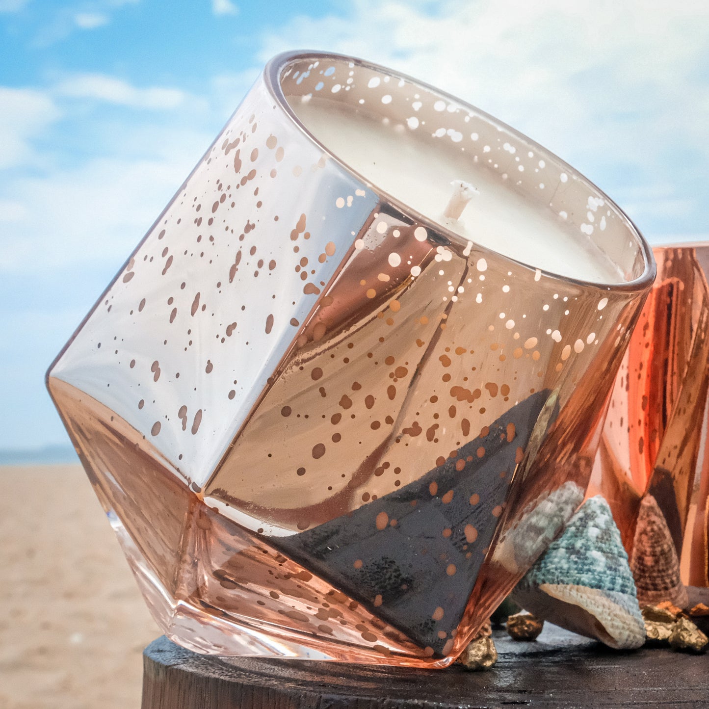 On The Coast - Rose and Lily Soy Candle