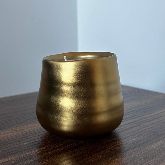 Gold Treasure Pot Candle