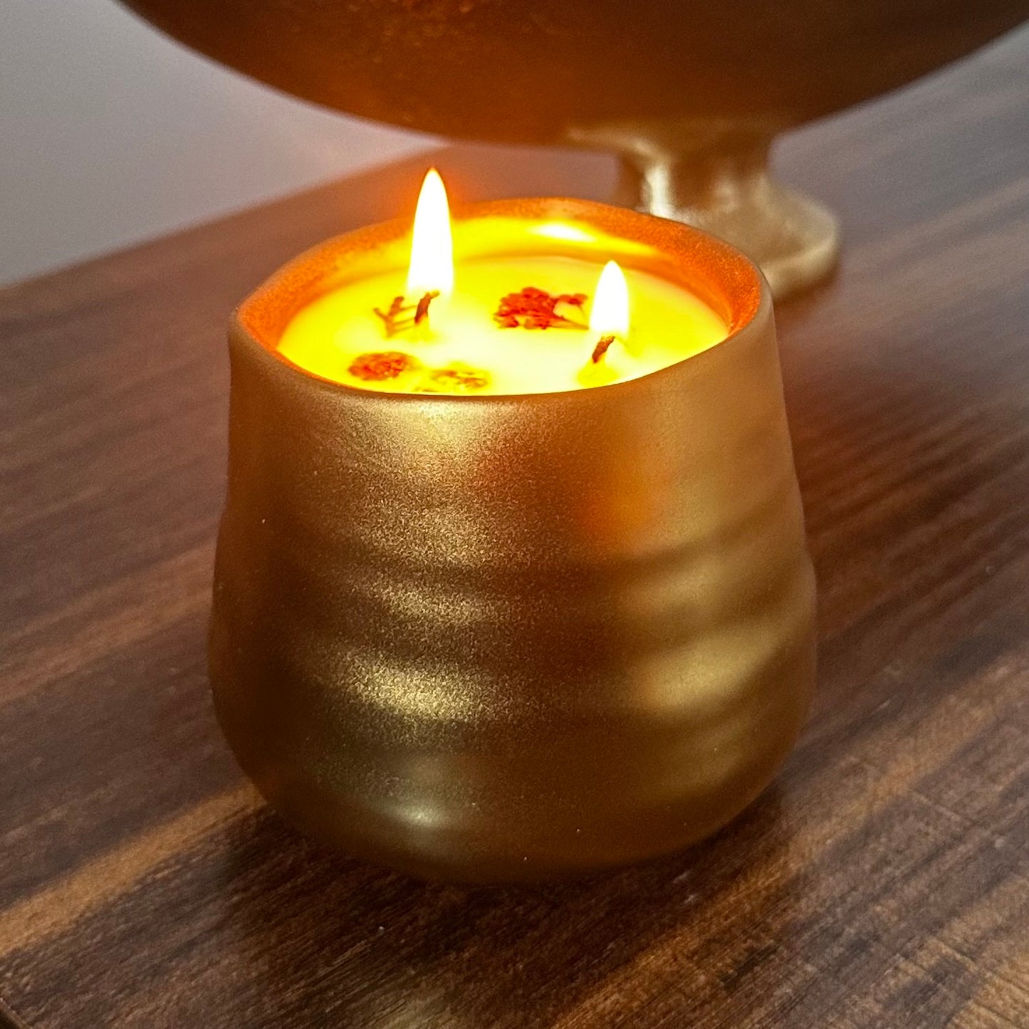 Gold Treasure Pot Candle