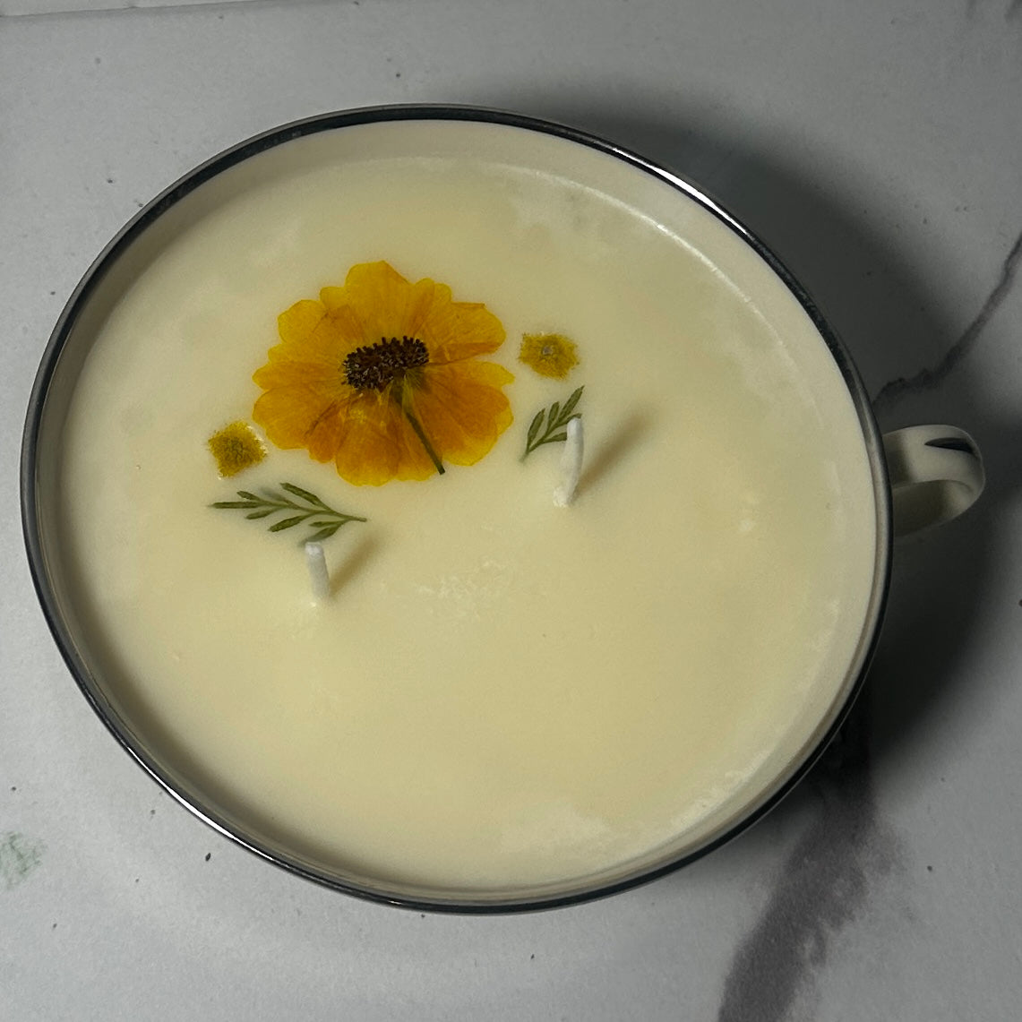 Franciscan Carmel Teacup Candle
