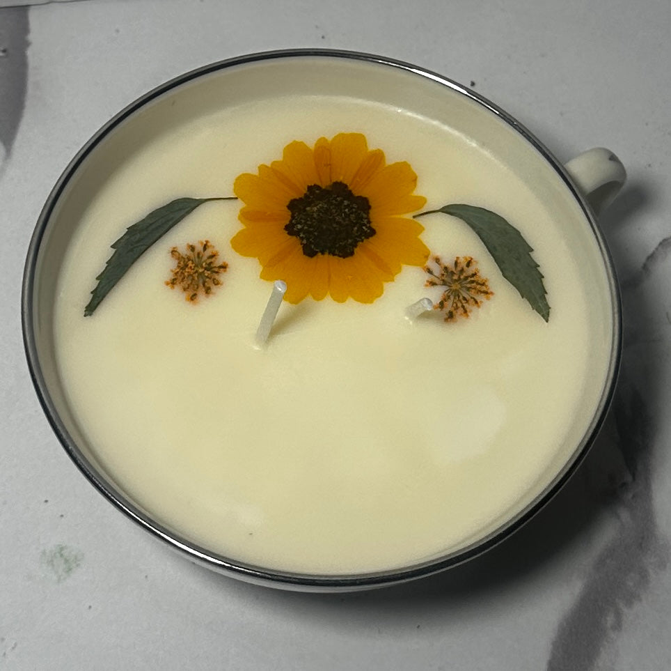 Franciscan Carmel Teacup Candle