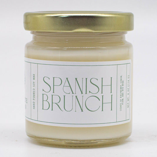 Spanish Brunch, Raspberry and Red Wine Soy Candle, 4 oz